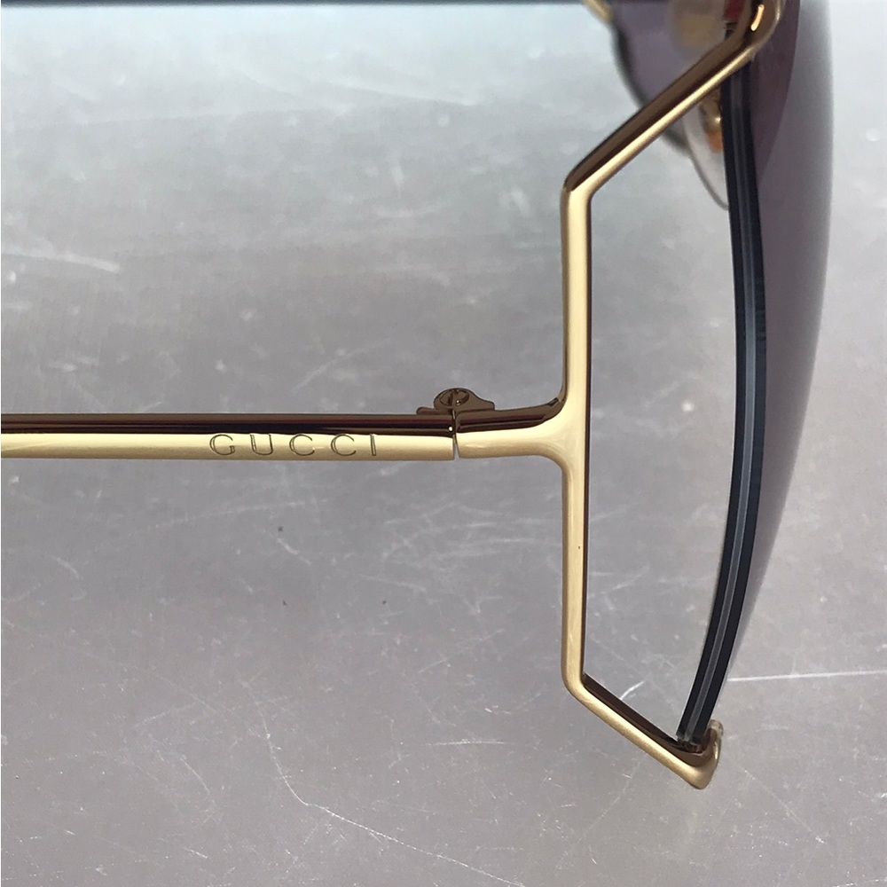 Gucci GG0252S 013 63 Oversize Butterfly Ladies Sunglasses - Picture 10 of 16